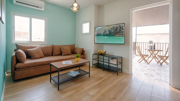 Apartamento exclusivo, sacada | Vista do quarto