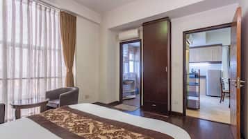 Apartament urbà | 1 dormitori, roba de llit d'alta qualitat i caixa forta a l'habitació