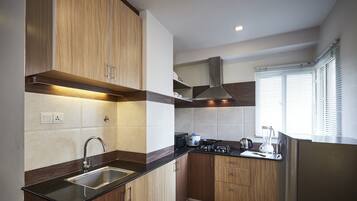 Fridge, microwave, rice cooker, mixer