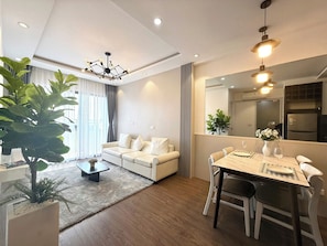 Apartment, 2 Bedrooms, Sea View | Living area | Flat-screen TV - Da nang Daisy Apartment (Da Nang)
