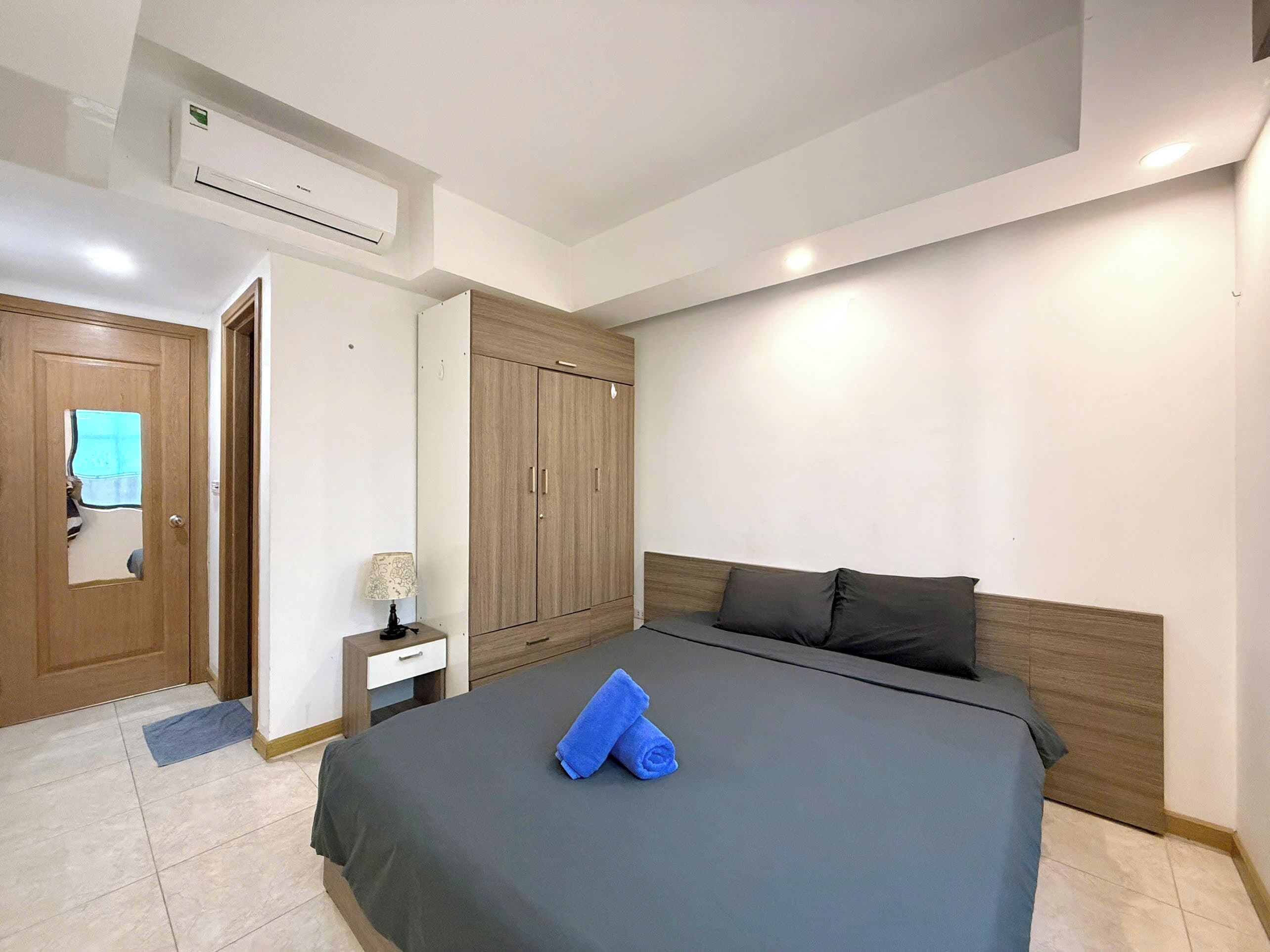 Apartment, 2 Schlafzimmer (No View) | Bettwäsche aus ägyptischer Baumwolle, hochwertige Bettwaren