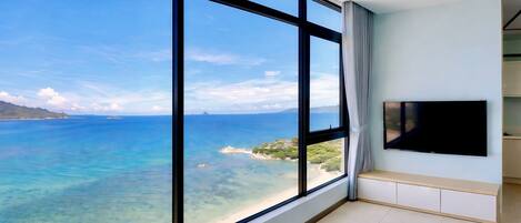 Appartement Panoramique, 2 chambres | 2 chambres, literie de qualité supérieure, surmatelas, bureau