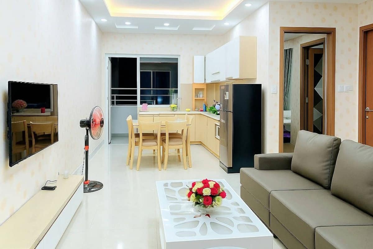 Departamento de lujo, 2 habitaciones | 2 habitaciones, ropa de cama de alta calidad y camas con pillow-top