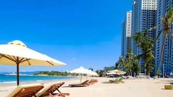 Beach nearby, white sand