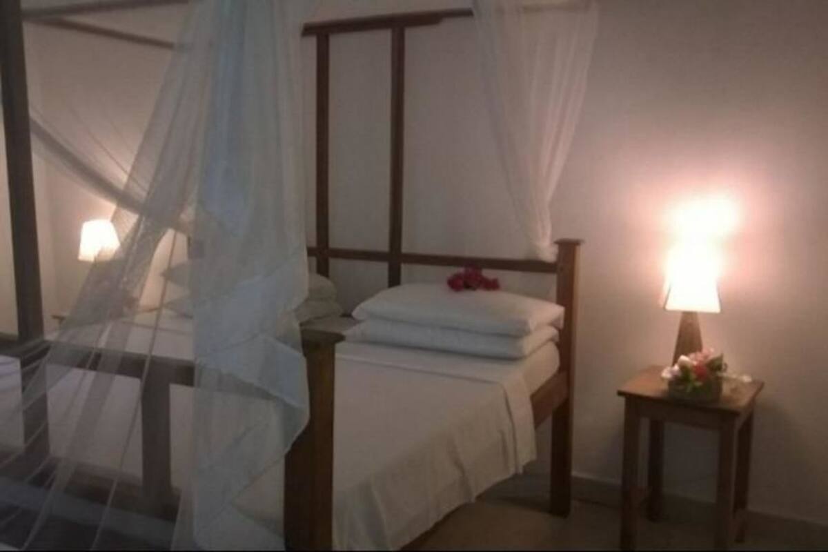 Blackout curtains, iron/ironing board, free cots/infant beds, free WiFi