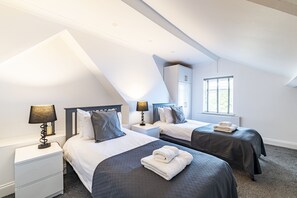 Apartment | 2 Schlafzimmer, hochwertige Bettwaren, Betten mit Memory-Foam-Matratzen
