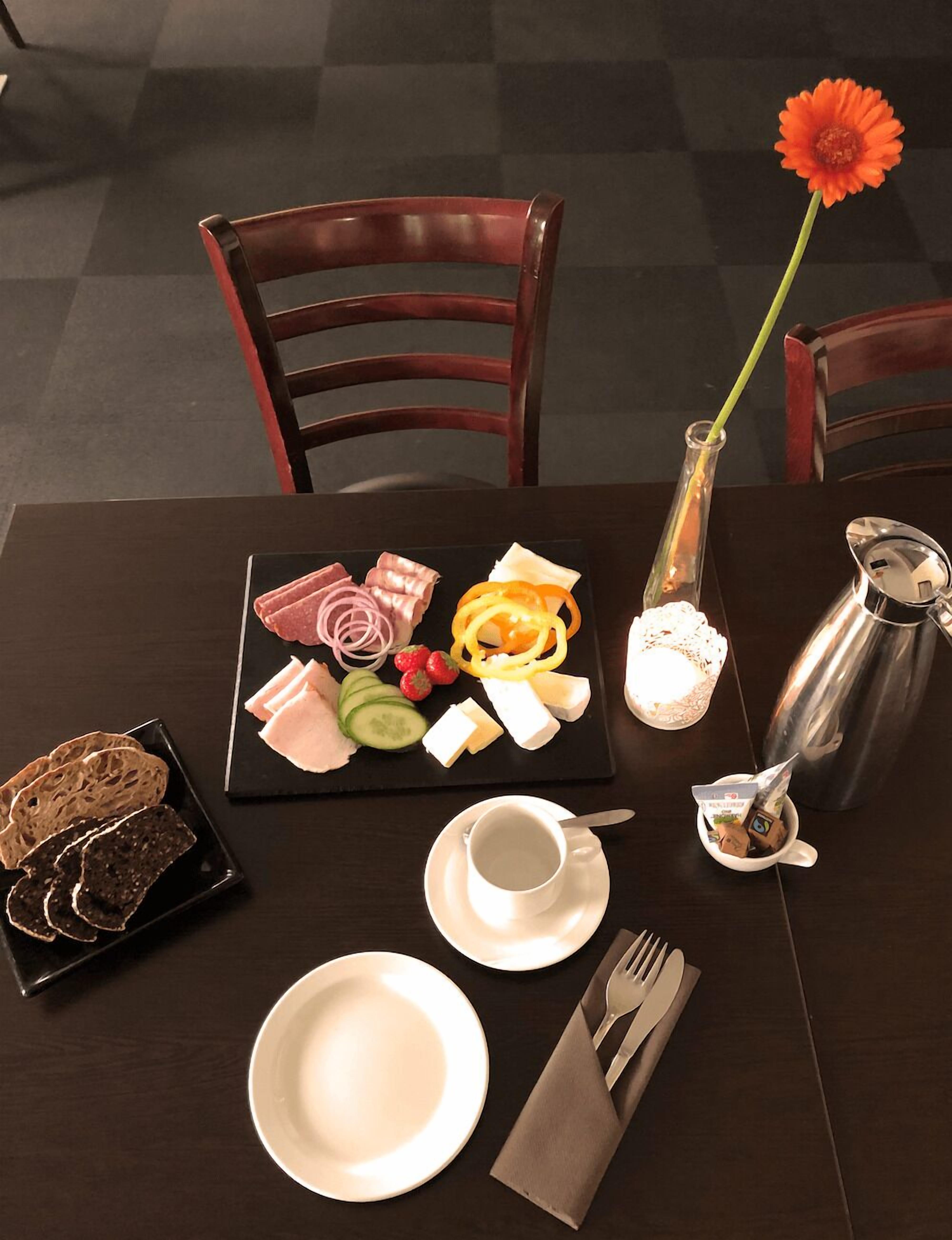 daily local cuisine breakfast (dkk 50.00 per person)