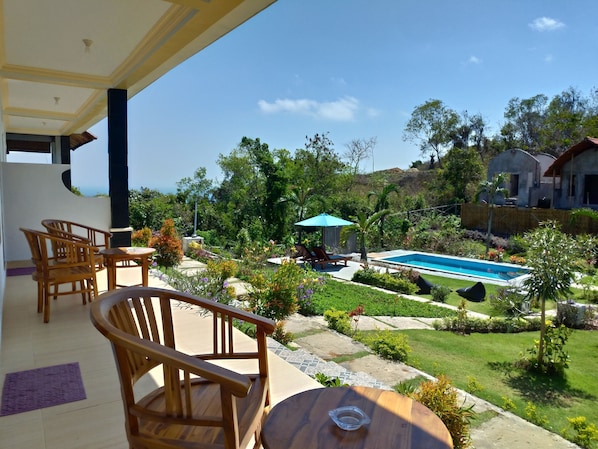 Dobbelt- eller tomannsrom – superior | Terrasse/patio