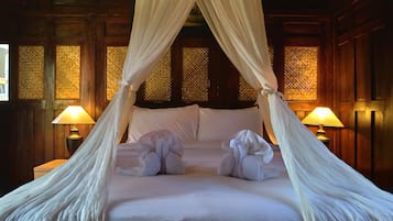 1 chambre, literie de qualité supérieure, rideaux occultants