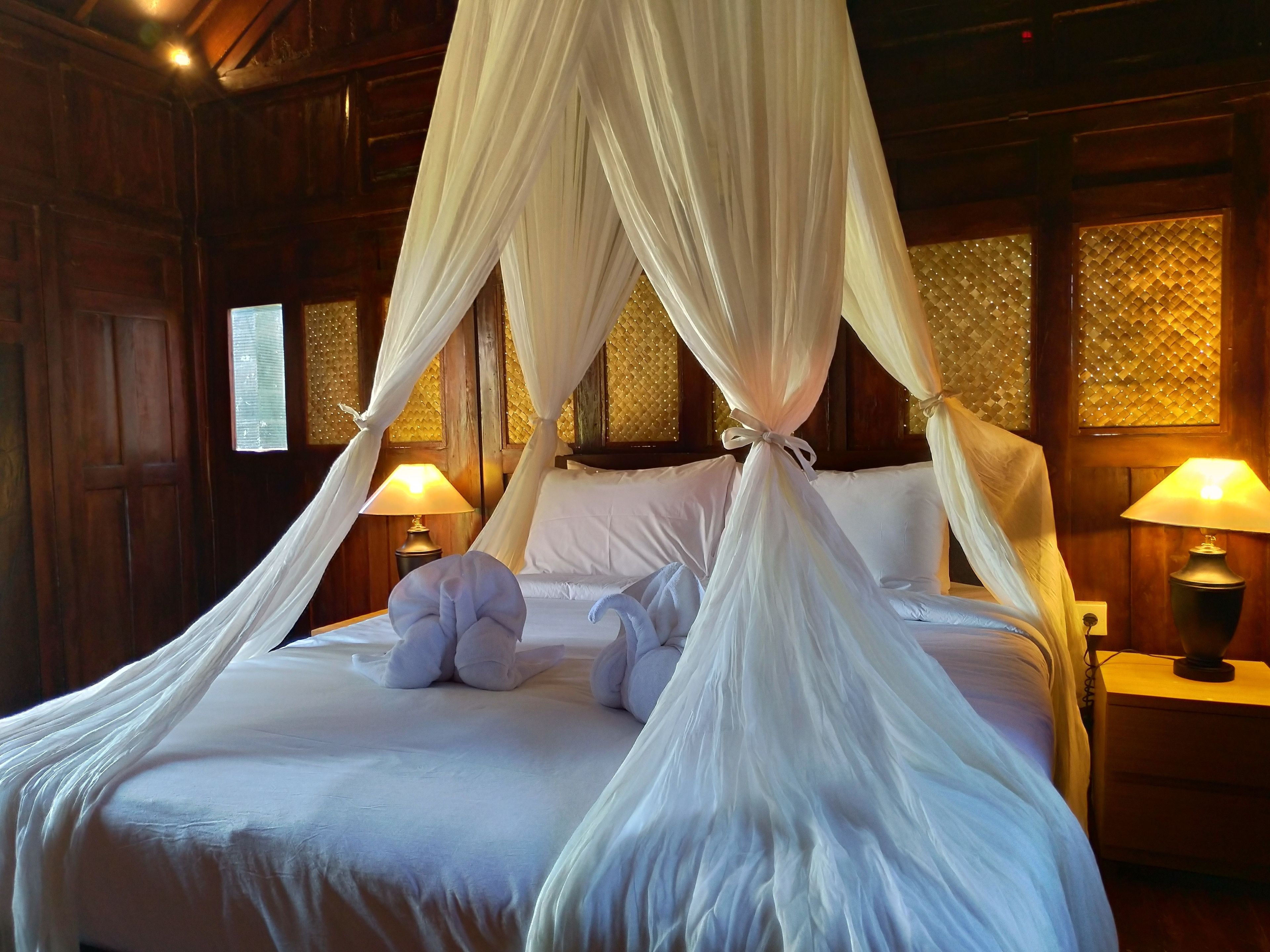 Premium bedding, blackout curtains, free WiFi, bed sheets