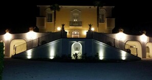 Front of property – evening/night