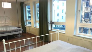 1 間臥室、熨斗/熨衣板、免費無線上網、床單