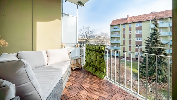 Balcony view - Private Apartment Röntgenstraße (Hannover)