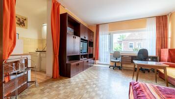 Bügeleisen/Bügelbrett, kostenloses WLAN, Bettwäsche