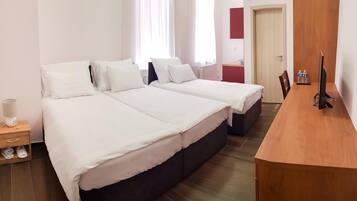 Select Comfort beds, minibar, in-room safe, desk