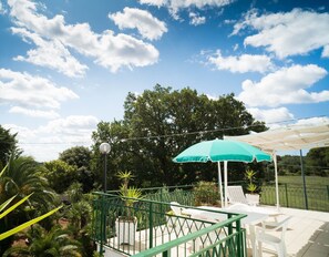 Villa, 2 chambres, patio | Terrasse/Patio