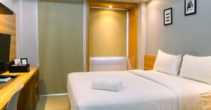 Chambre | 1 chambre, bureau, accès au Wi-Fi (inclus), literie fournie