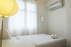 Room | 2 bedrooms, desk, free WiFi, bed sheets - Relaxing Simply 2BR Pancoran Riverside Apartment (Jakarta)
