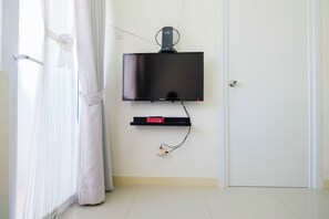 Room | Television - Tranquil 2BR @ Green Pramuka Apartment (Jakarta)