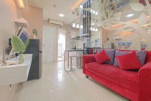 Room | Living area - Homey 1BR Apartment @ Bassura City (Jakarta)