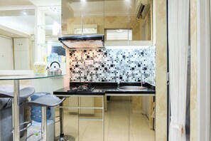 客房 | 私人廚房 | 雪櫃、爐具、廚房用具/餐具/器皿