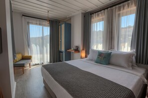 Literie de qualité supérieure, mini-bar avec articles gratuits