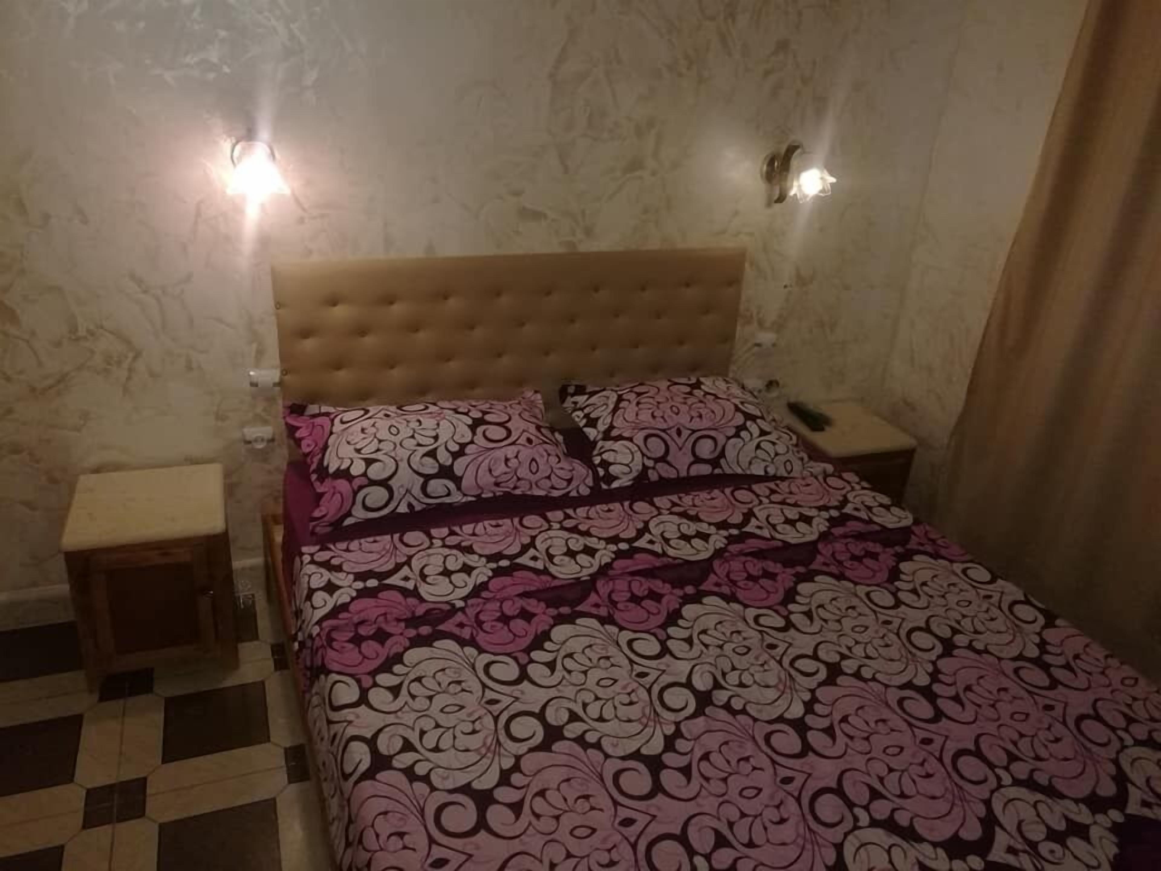 Blackout drapes, bed sheets