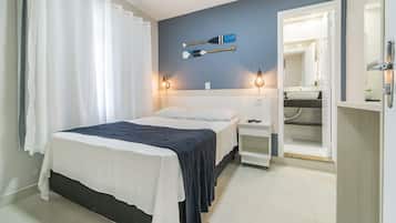 Minibar, wifi gratis y ropa de cama
