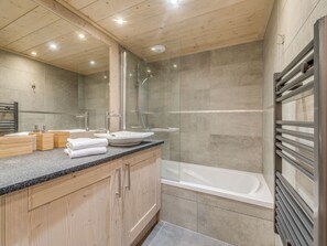 Hair dryer, towels