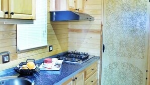 Family Mobile Home | Private kitchen - Wassay Beach (Sidi Ouassay)