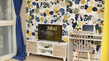 Televisie en een kantoor