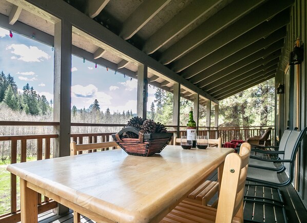 Cabin, 2 Bedrooms | Balcony