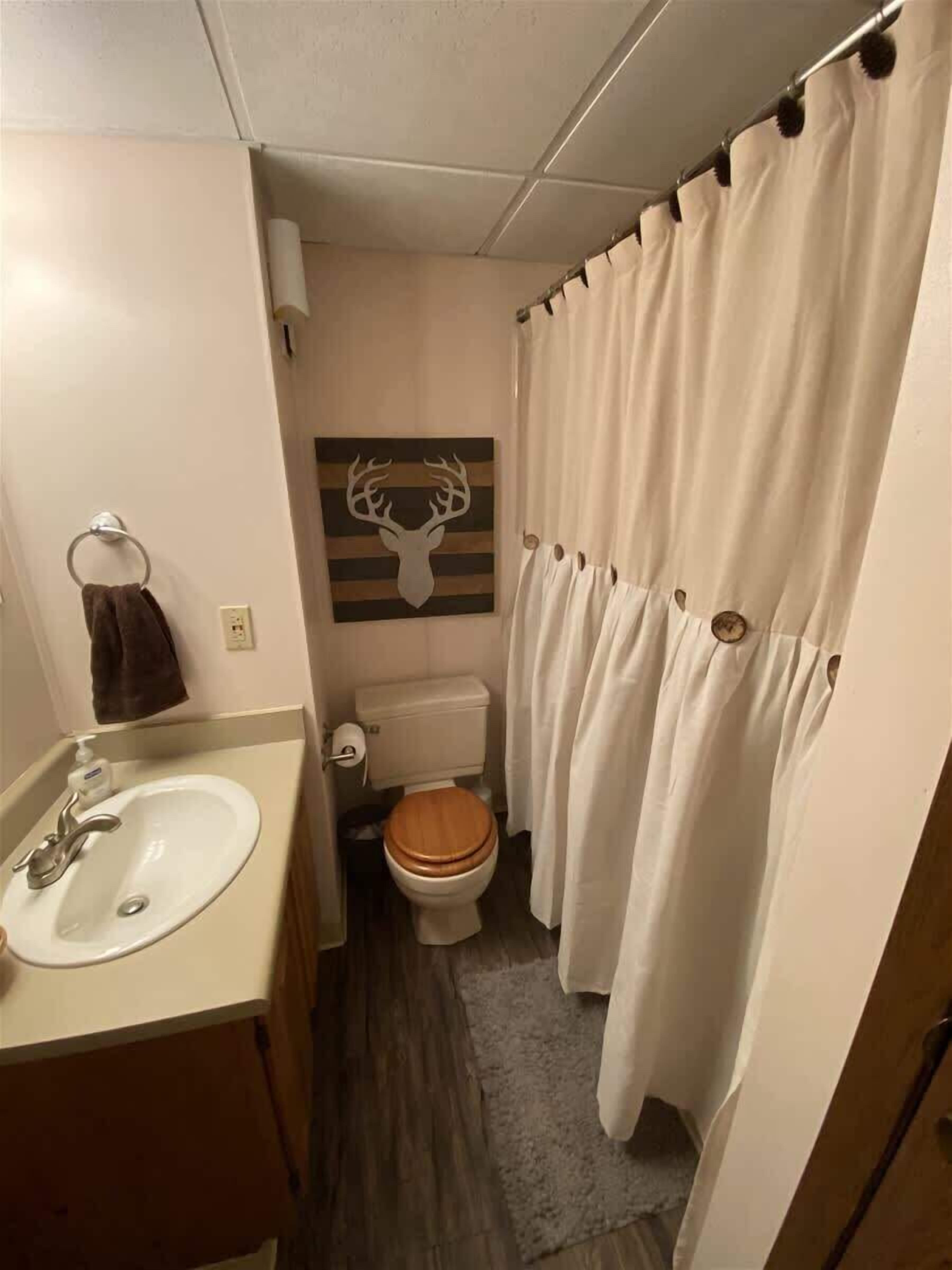 Baignoire, serviettes fournies