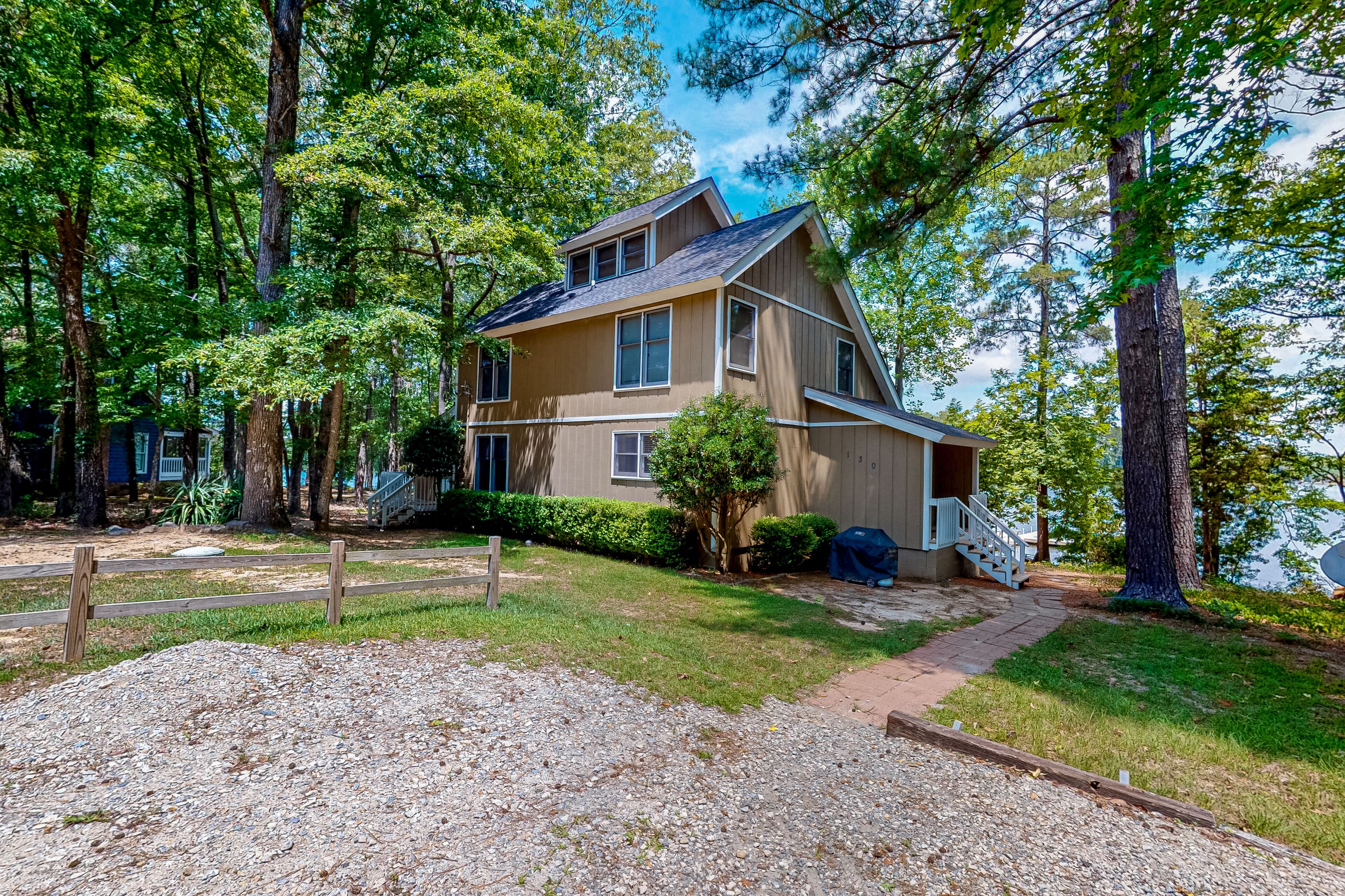 Lakefront dream with serene view, private dock, foosball, firepit - dog-friendly