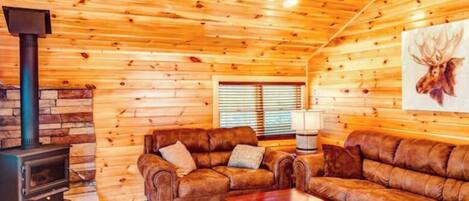 TV, fireplace, offices