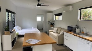 1 bedroom, iron/ironing board, travel crib, free WiFi