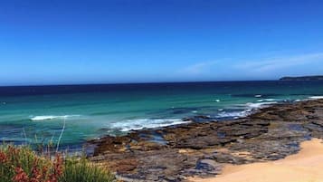 Beach nearby, sun-loungers