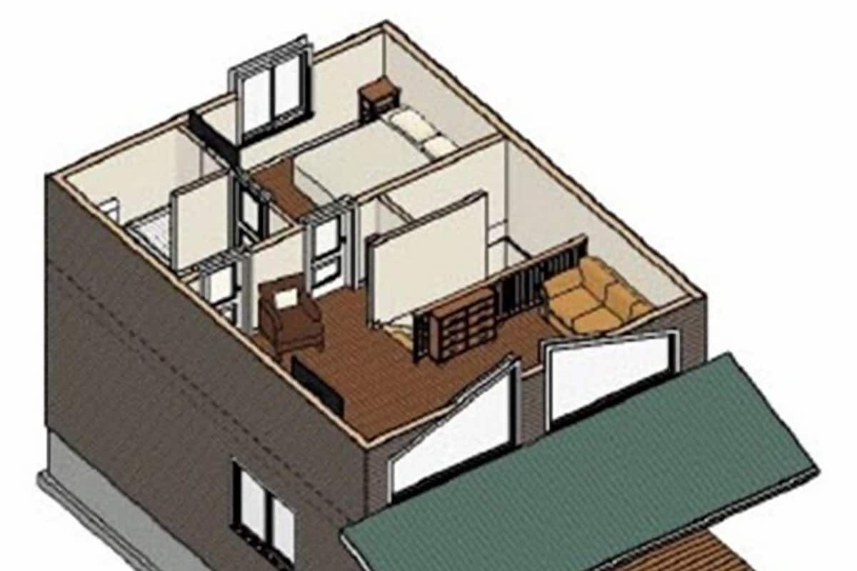 1 habitación, decoración personalizada y muebles diferentes