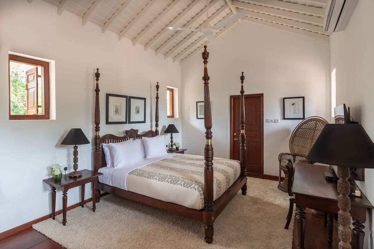 4 habitaciones, ropa de cama de alta calidad y minibar