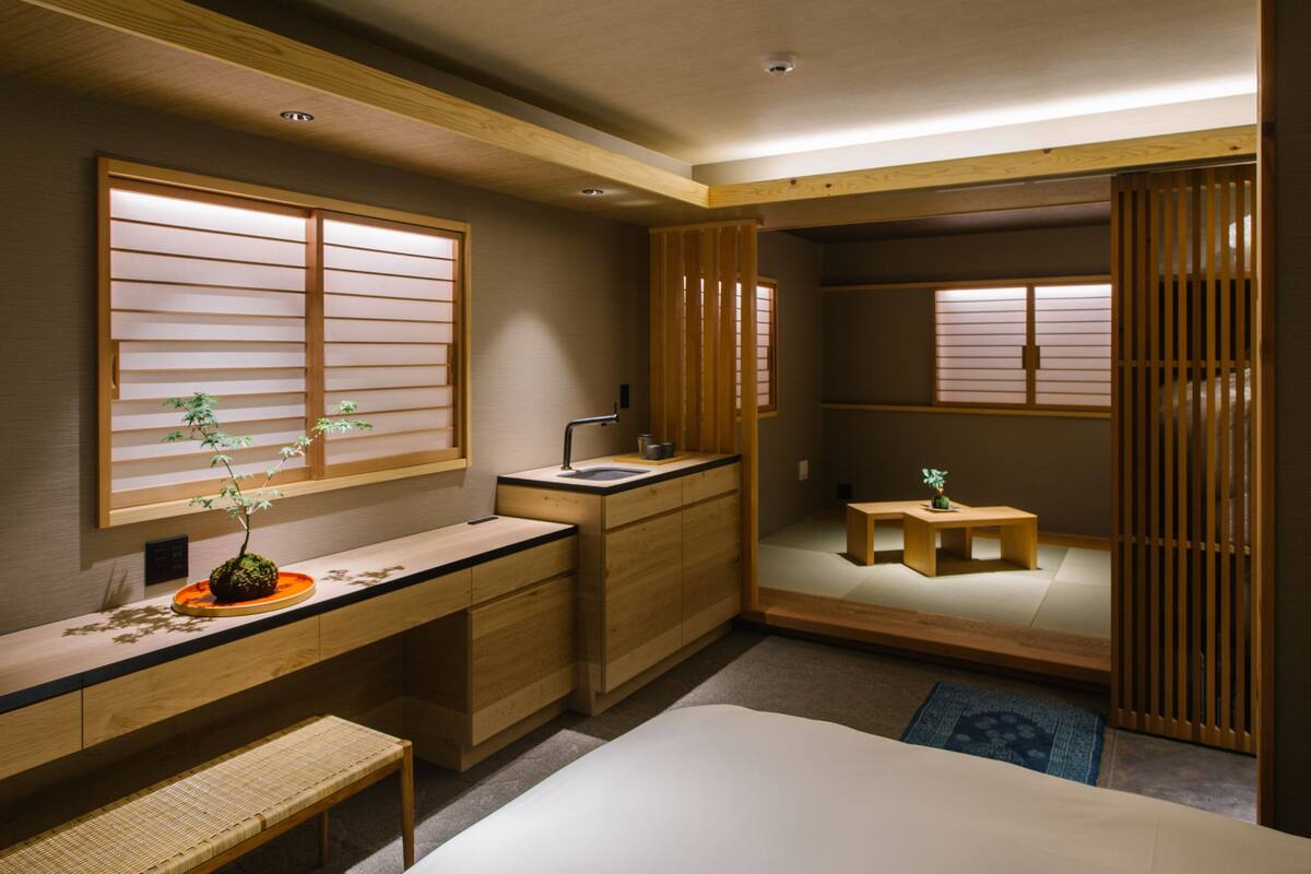普通套房, 非吸煙房 (Double Bed, 33 Sqm) | 私人廚房 | 雪櫃、微波爐、電熱水壺、廚房用具/餐具/器皿