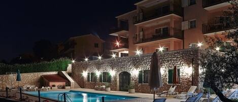 Front of property - evening/night