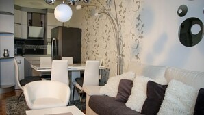 Madea Apartment 55 | Area soggiorno | TV a schermo piatto