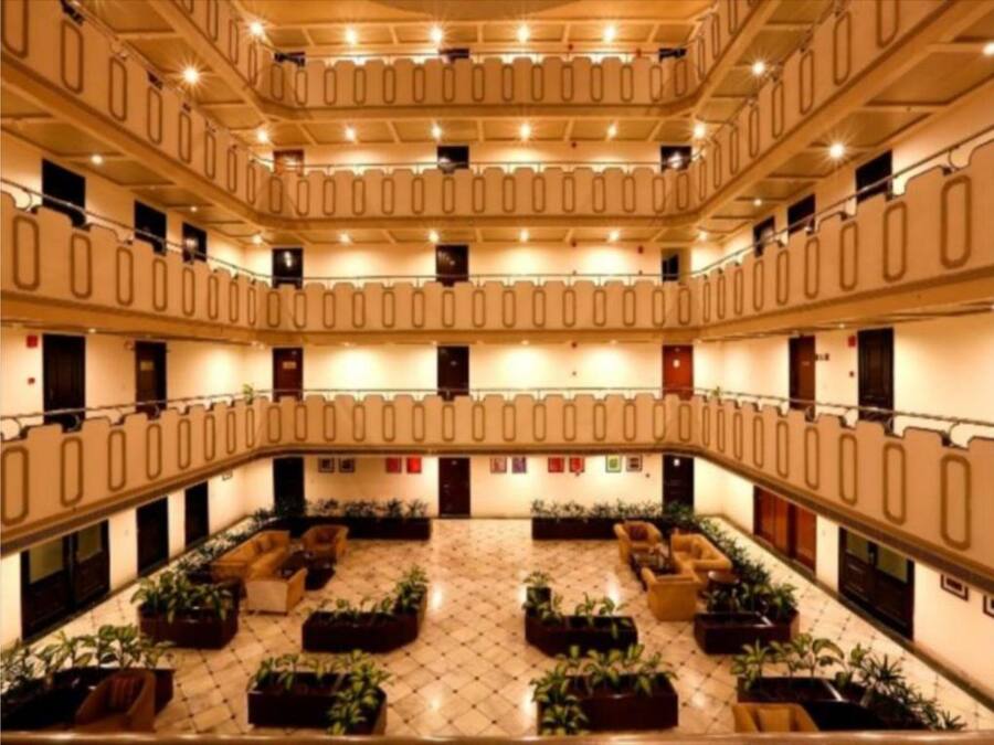 Uitzicht vanuit de kamer