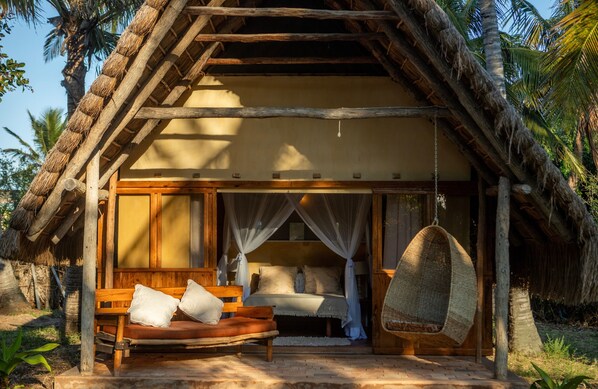 標準雙人房, 1 張標準雙人床, 非吸煙房, 花園景 (Detached Double (1)) | 獨特設計、獨特裝修、床單