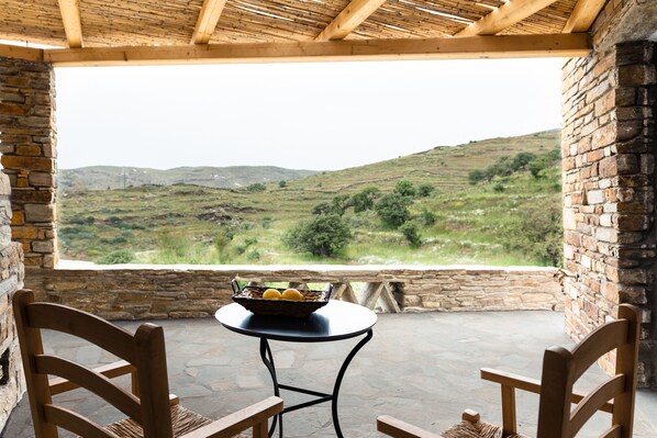 Exclusive-Studio, Meerblick (Aello) | Blick vom Balkon