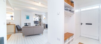 Fig Cottage er en tradisjonell hytte med en moderne vri