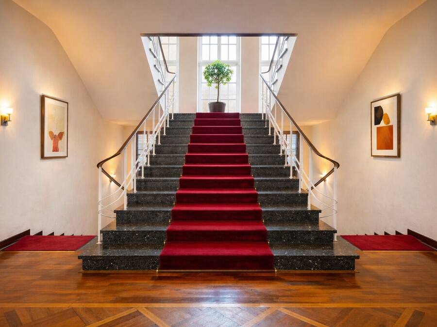 Interior entrance
