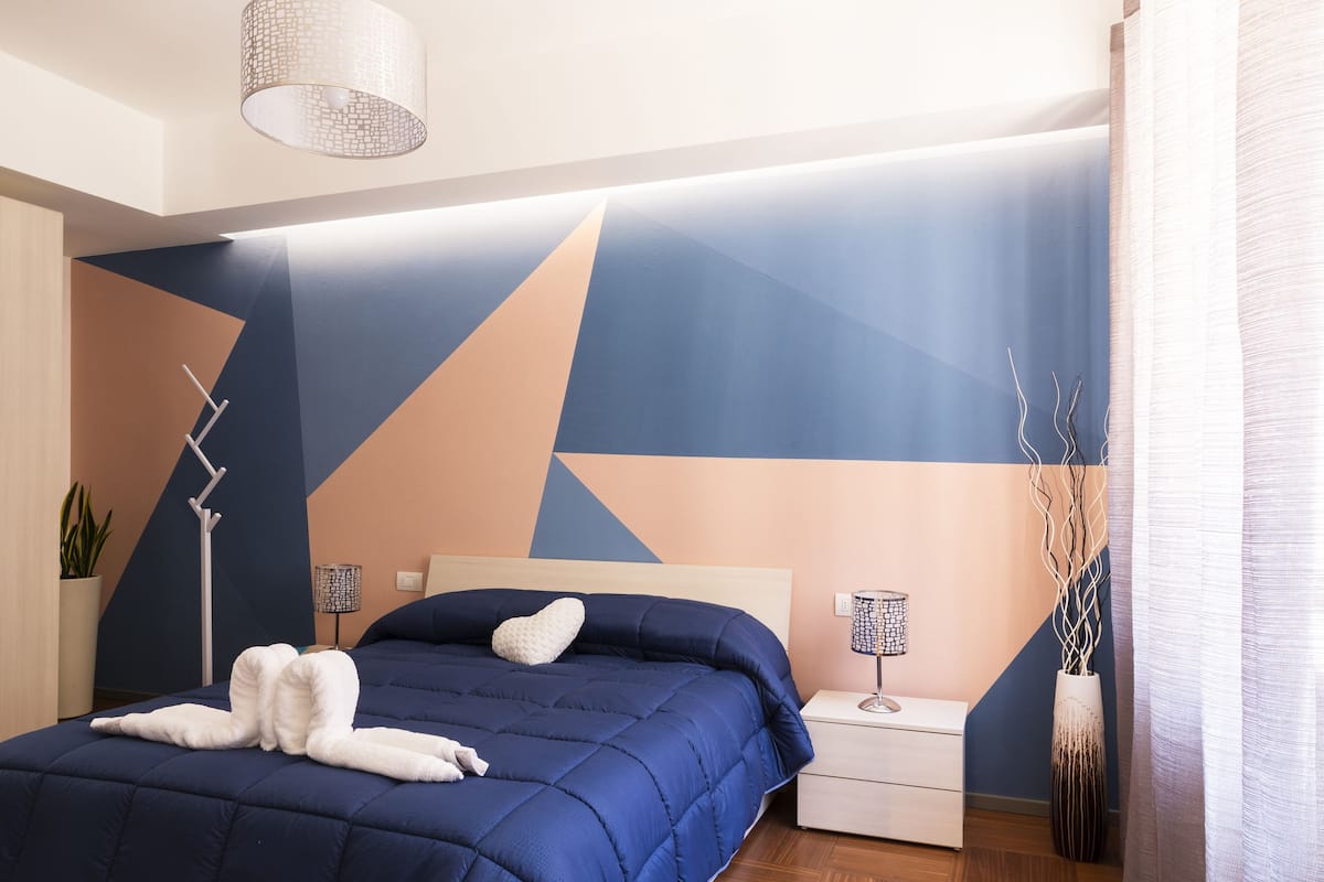 Blue House Prestige | 1 soverom, blendingsgardiner, lydisolert og strykejern/-brett