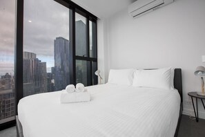 Departamento (2 Bedrooms) | 2 habitaciones, tabla de planchar con plancha y ropa de cama 