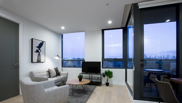 Apartemen (2 Bedrooms) | Ruang keluarga
